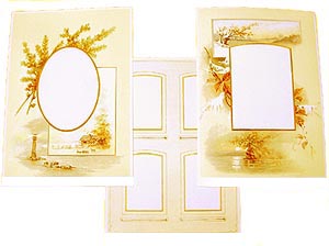 Three pages printed out A4 using Photoshop